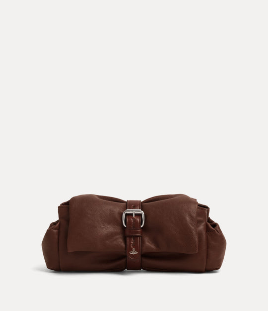 Women's Vivienne Westwood Hazel Treasure Clutch in Chestnut