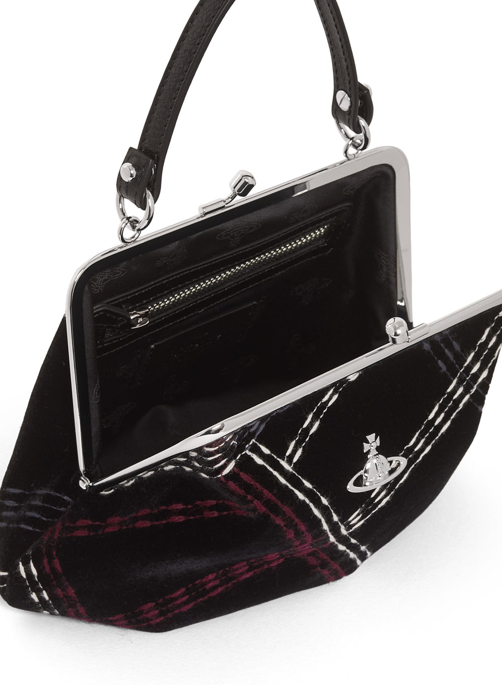 Women's Vivienne Westwood Granny Frame Purse in Black — view 3