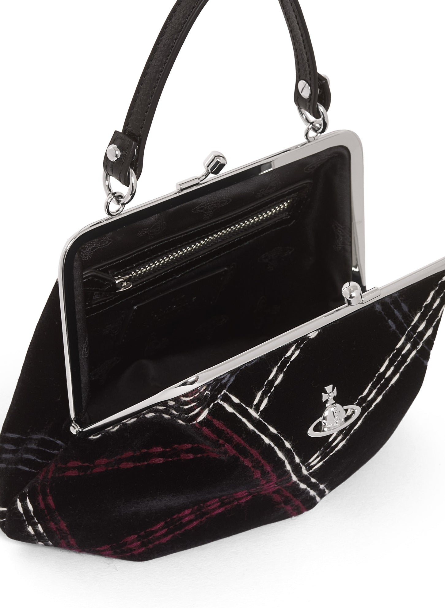 Women's Vivienne Westwood Granny Frame Purse in Black — view 3