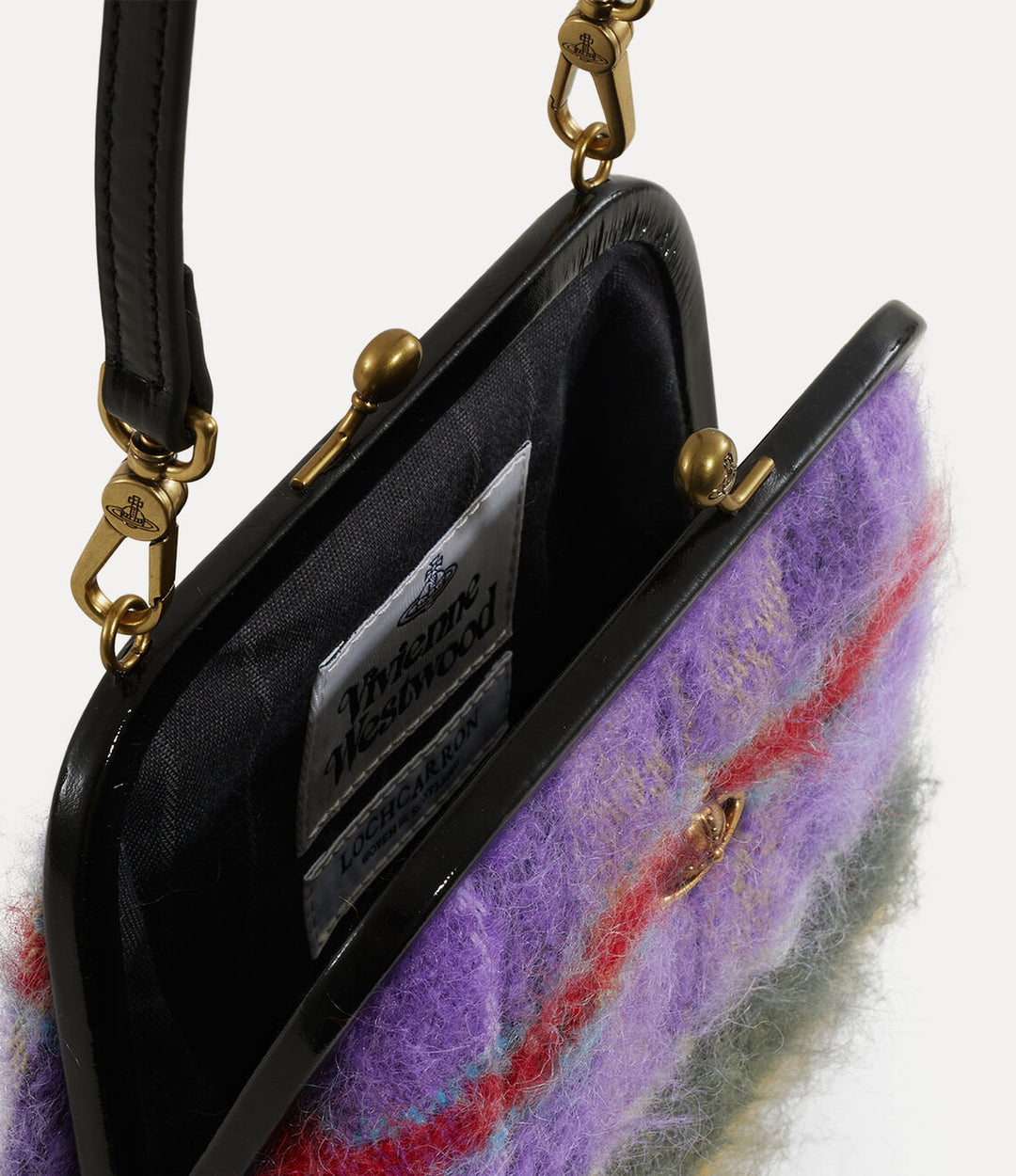 Women s Vivienne Westwood Vivienne s Clutch Multicolour Bag ODs Designer Clothing
