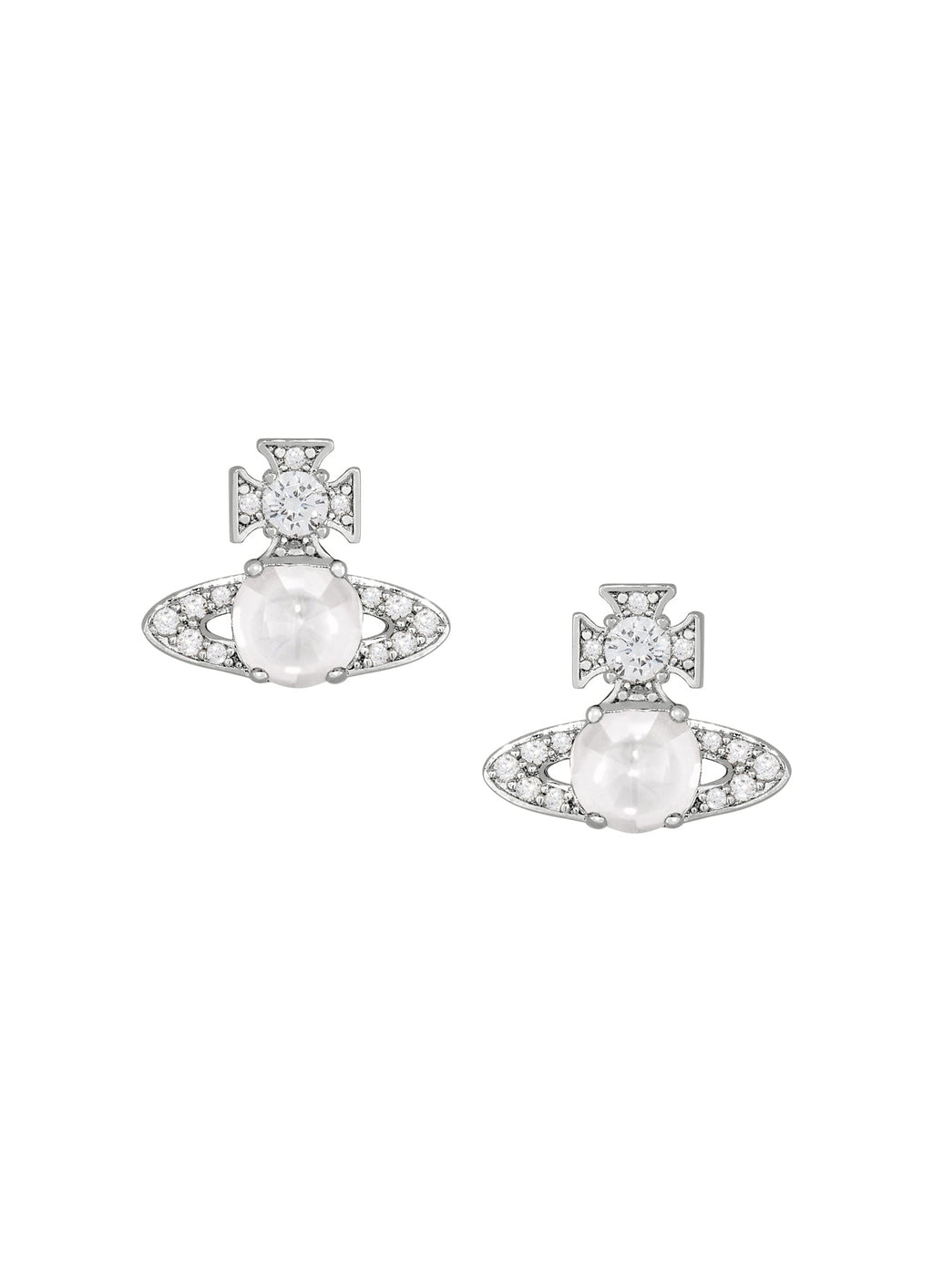Vivienne Westwood Ondina CZ Stud Earrings 6201038W-02P102