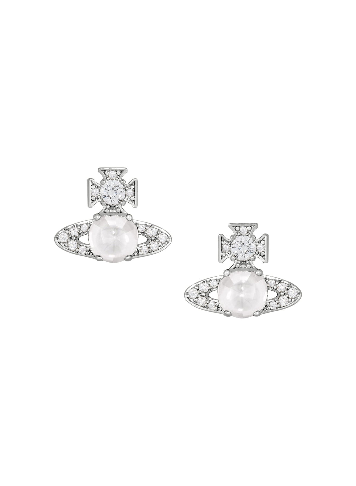 Vivienne Westwood Ondina CZ Stud Earrings 6201038W-02P102