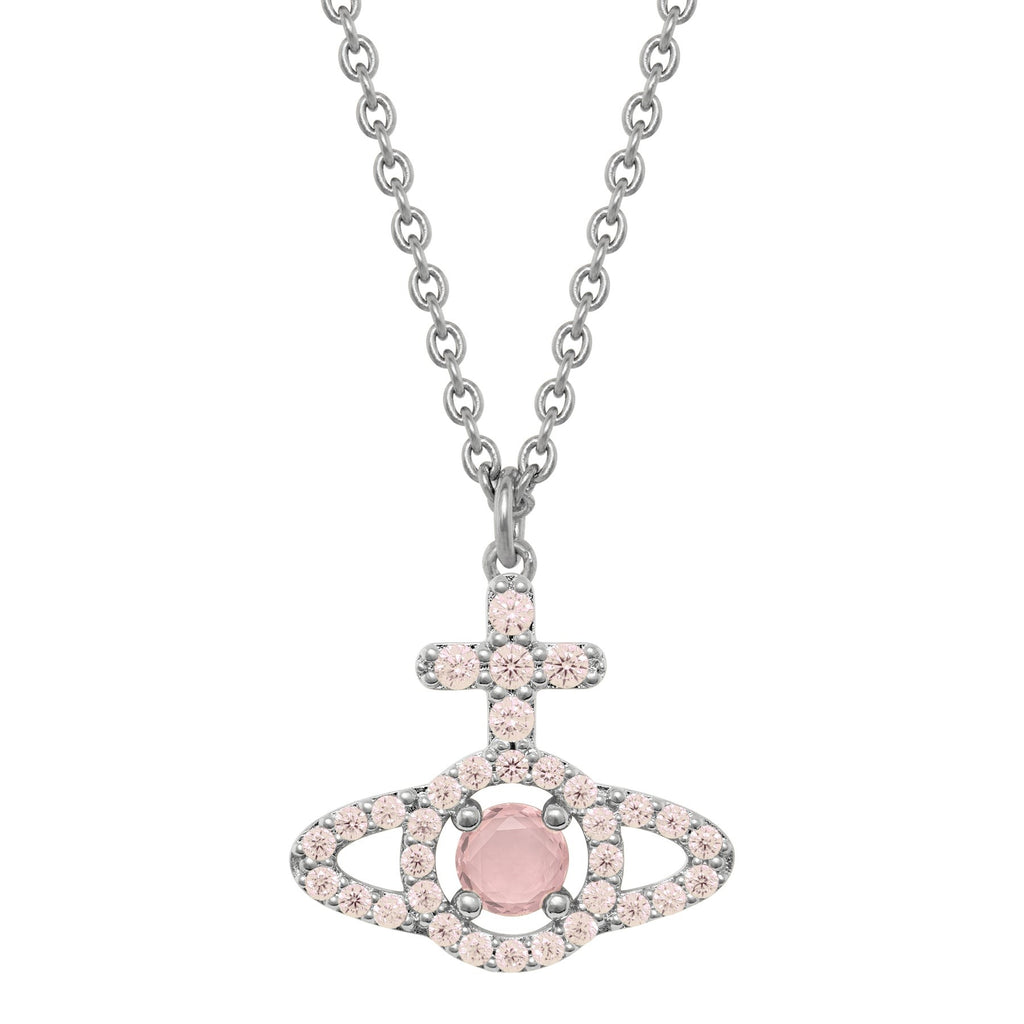 Vivienne Westwood Olympia Peach CZ Necklace 630203IC-02P773