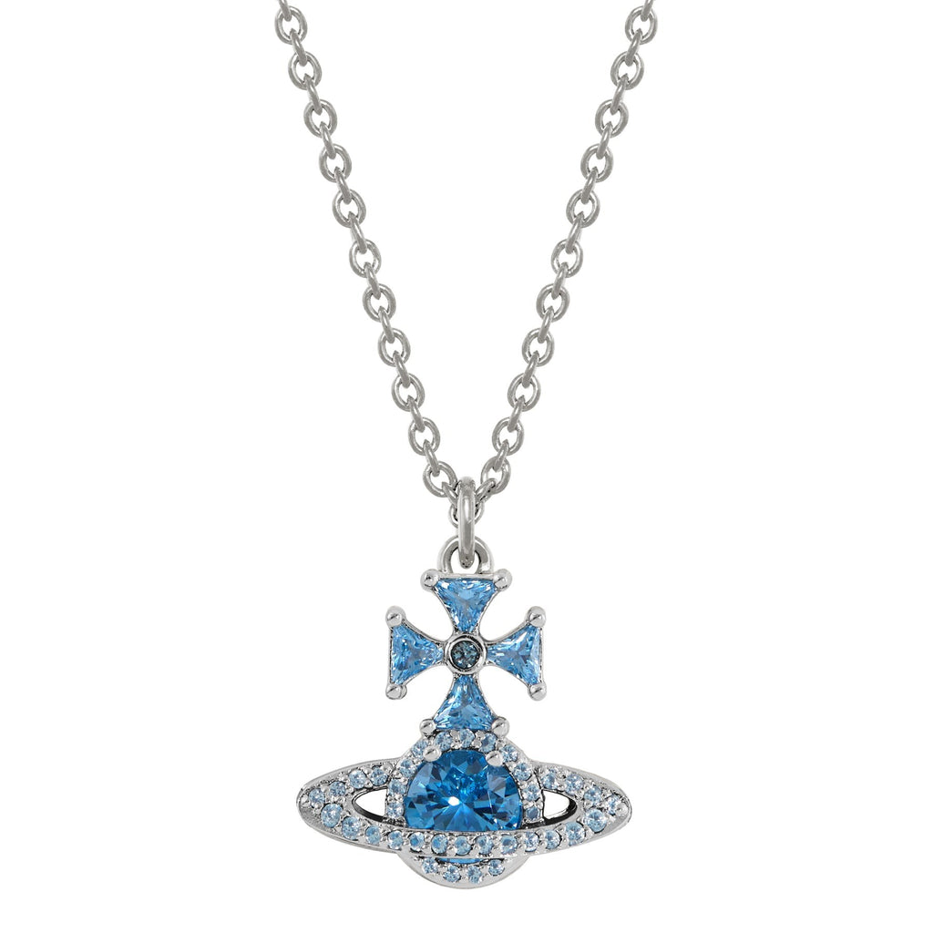 Vivienne Westwood Mila Blue Necklace 6301014B-02P289-