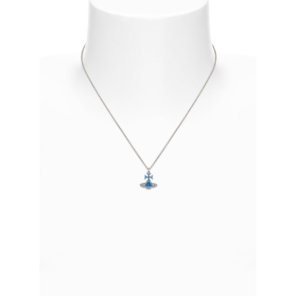 Vivienne Westwood Mila Blue Necklace 6301014B-02P289- — view 2