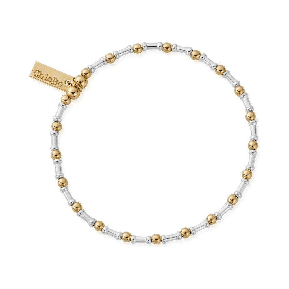ChloBo Rhythm Of The Water Bracelet Silver Gold Plated GMBRHYTHM