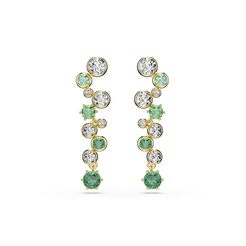 Swarovski Constella Green Drop Earrings