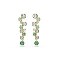 Swarovski Constella Green Drop Earrings