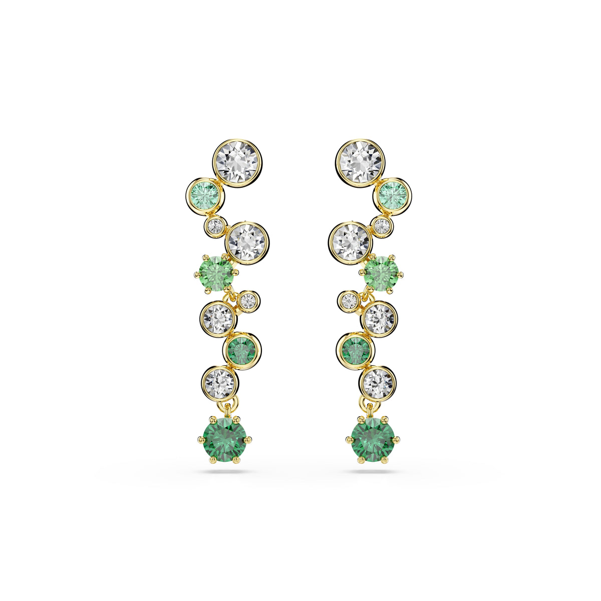 Swarovski Constella Green Drop Earrings