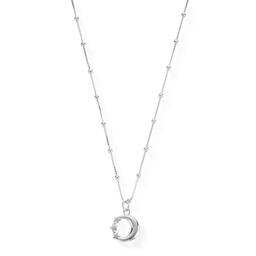 ChloBo Bobble Chain Moon & Star Pendant SNBB580