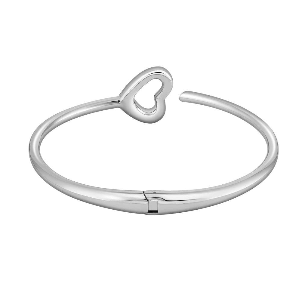 BOSS Ladies Honey Boundless Heart Bangle in Stainless Steel by BOSS