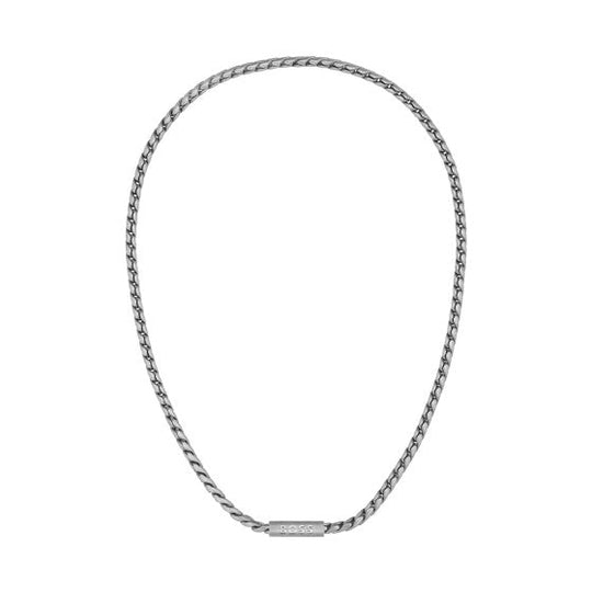 BOSS Mens Doran Necklace Stainless Steel *