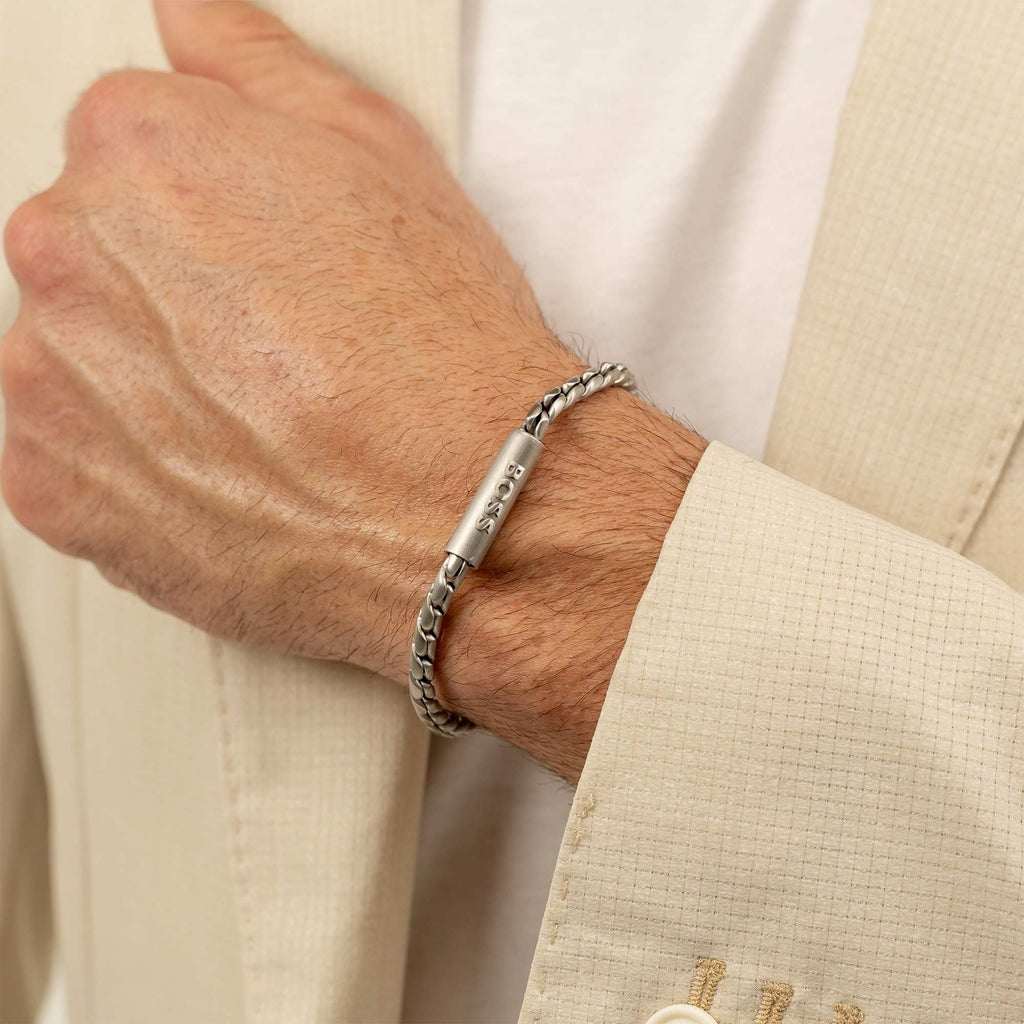 BOSS Mens Doran Bracelet Stainless Steel by BOSS