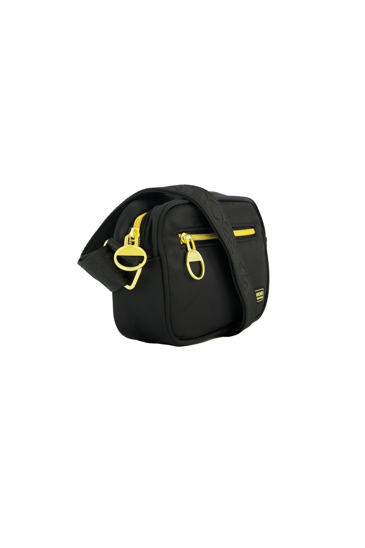 Women's Barbour International Qualify Micro Crossbody Bag in Black — view 4