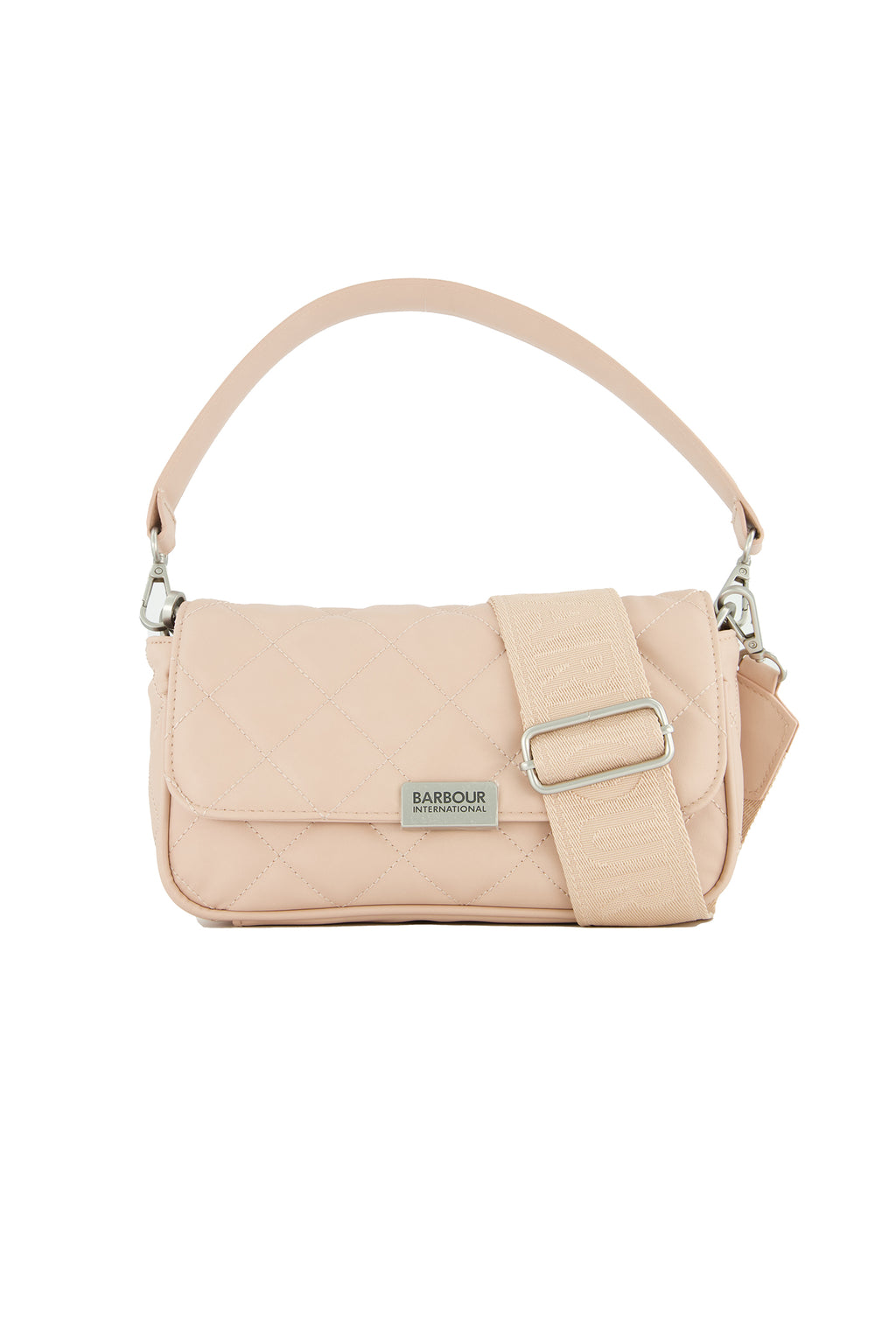Women's Barbour International Mauve Quilted Mini Soho Crossbody Bag — view 3