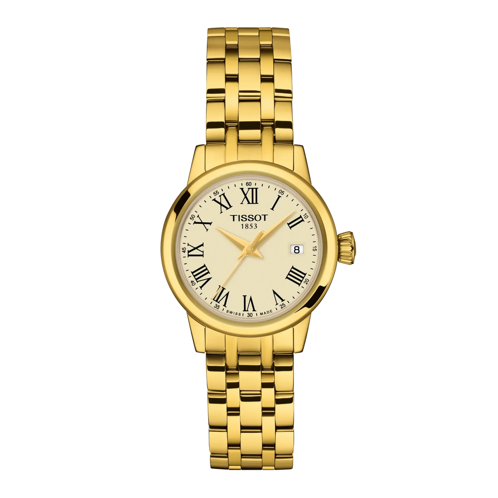 Tissot Classic Dream Lady 30mm Ivory Dial Gold-PVD Watch