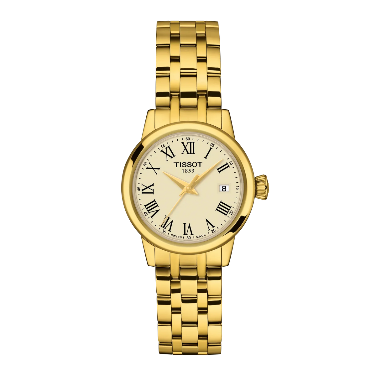 Tissot Classic Dream Lady 30mm Ivory Dial Gold-PVD Watch