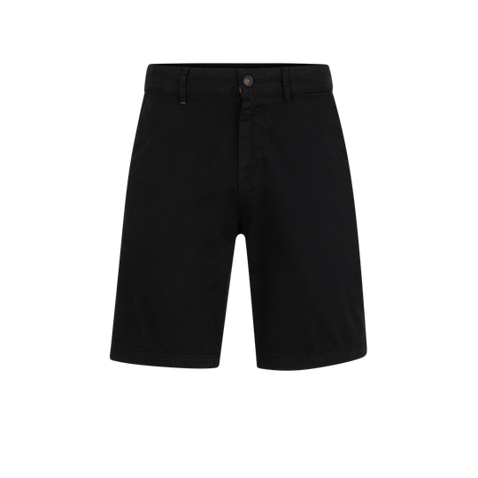 Men's BOSS Orange Black Slim Fit Chino Shorts