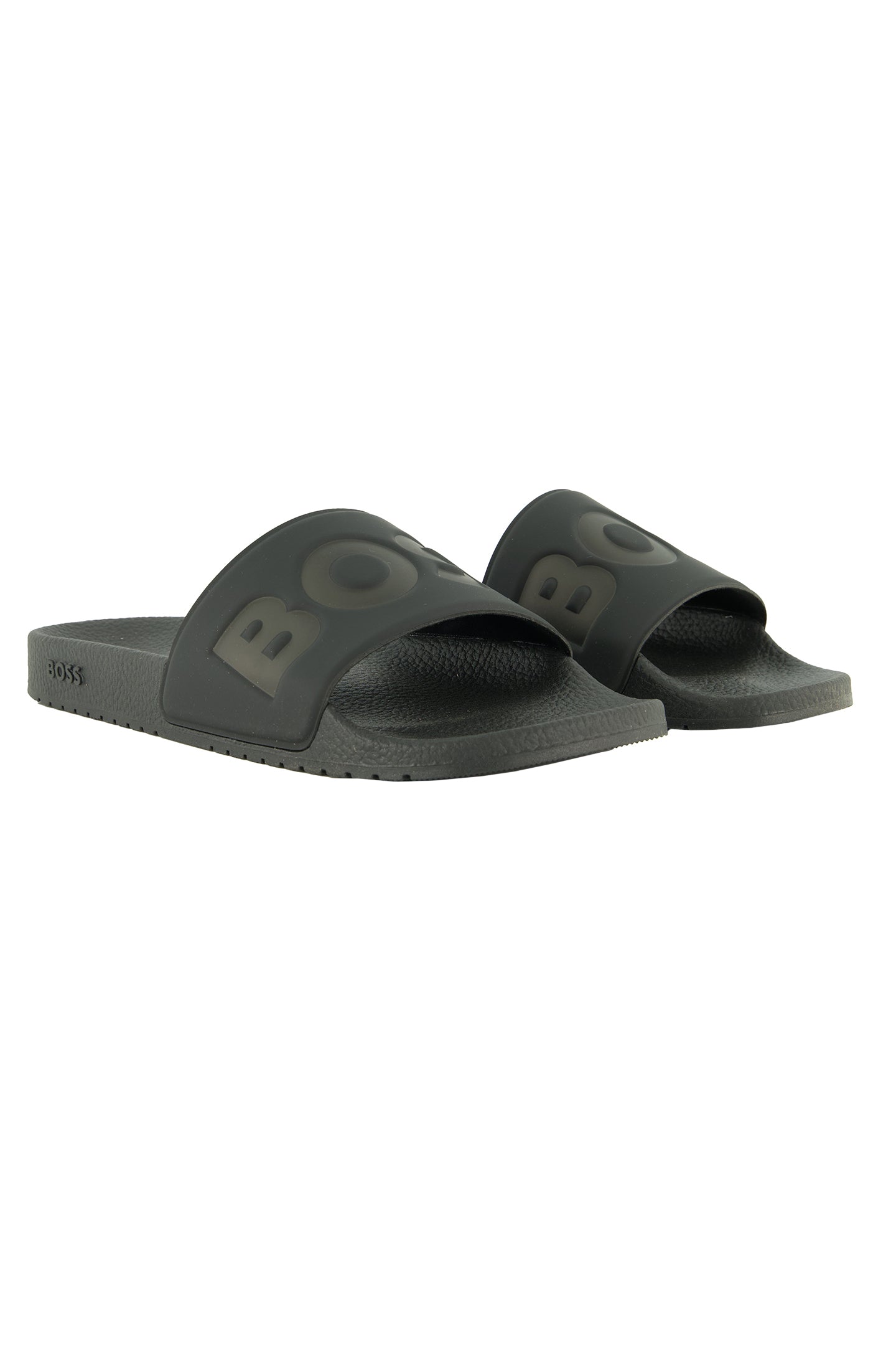 Mens BOSS Black Aryeh_Slid_npvlg Black Slides