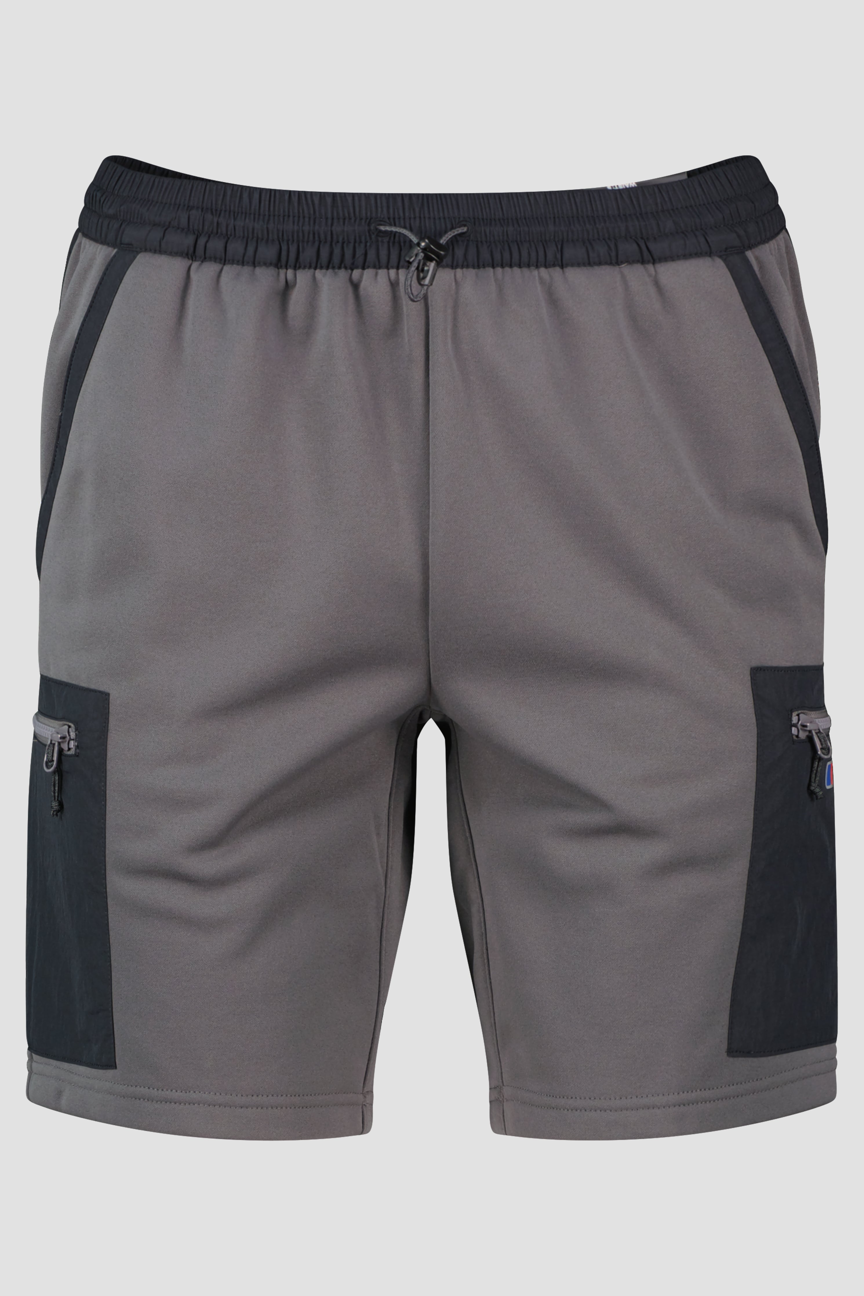 Men's Berghaus Grey Pinstripe Jet Black Reacon Shorts