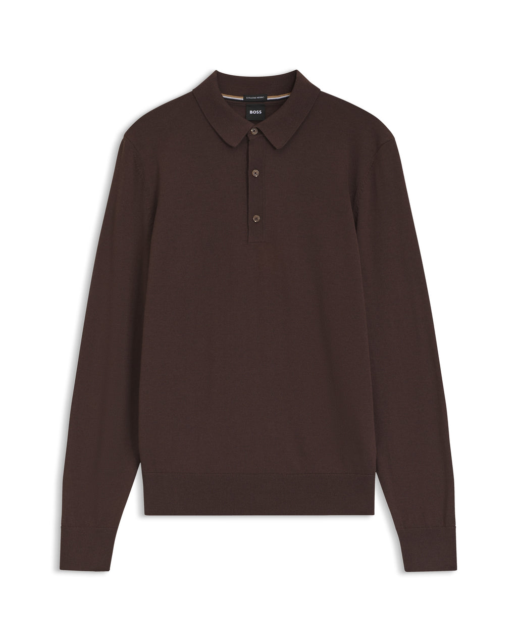 BOSS Black H-Lancione Dark Brown Knitwear