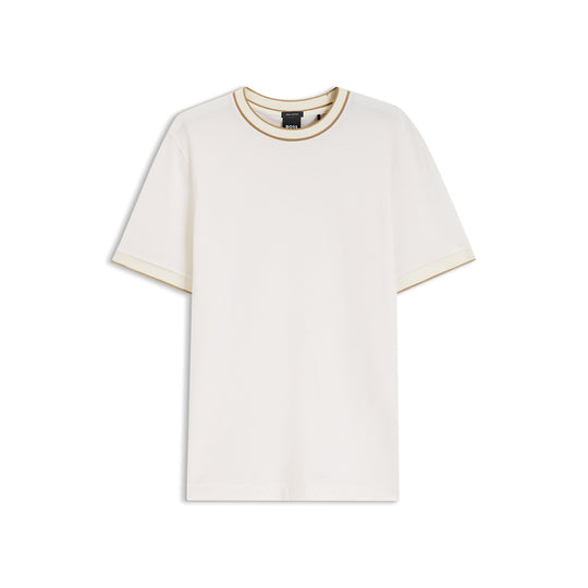 BOSS Black H-Thompson 81 Open White T Shirt