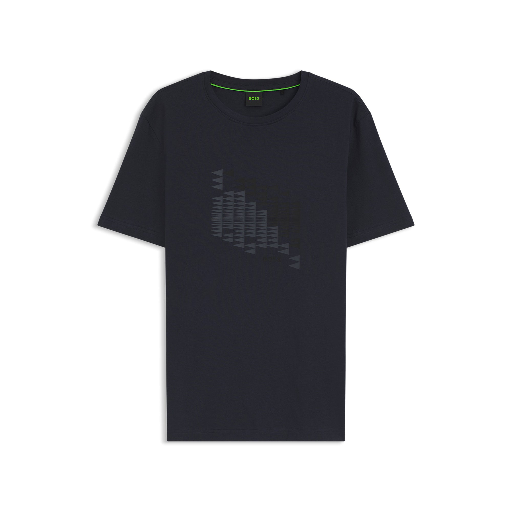 BOSS Green TS Network Flag Dark Blue T Shirt