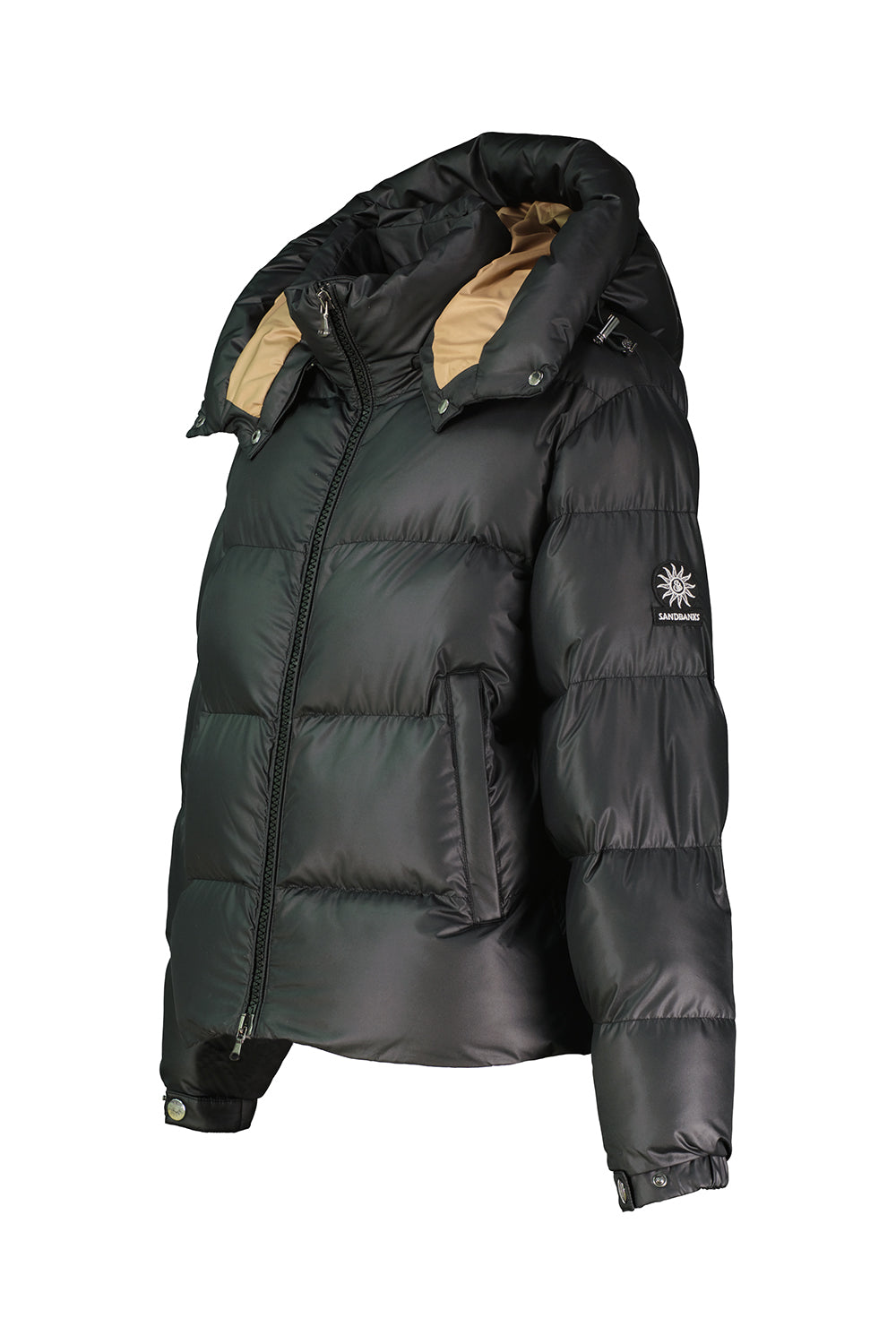 Women's Sandbanks Black Aurora Puffer Coat - image 8