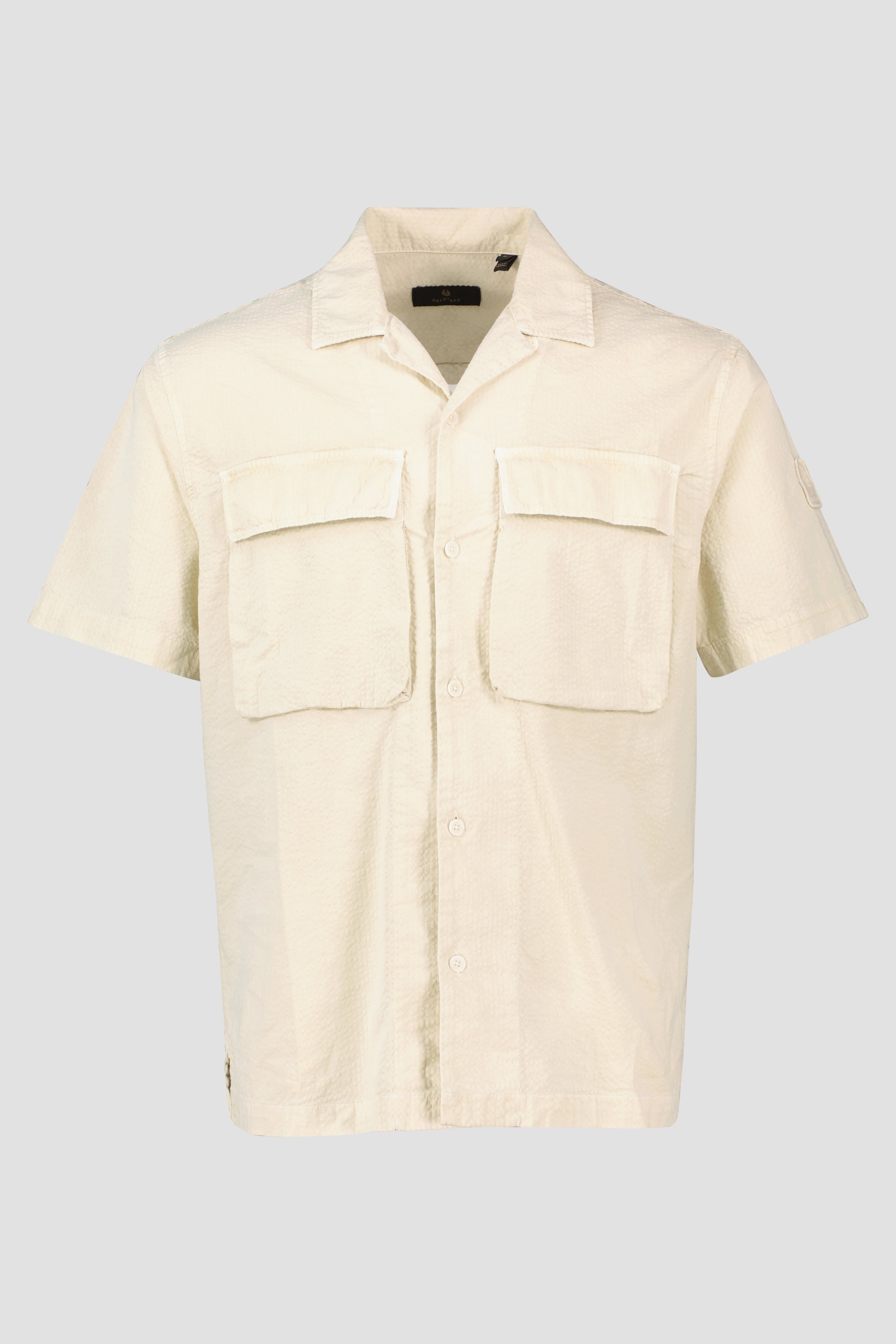 Men's Belstaff Shell Mineral Caster Short Sleeve Shirt