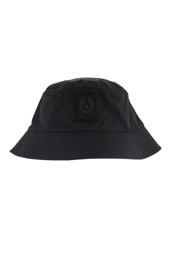 Men's Belstaff Black Tech Shell Bucket Hat