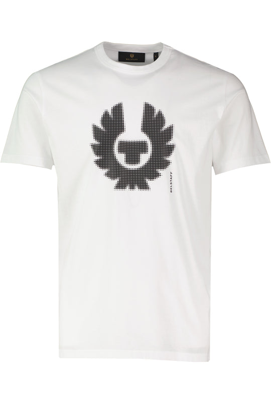 Men's Belstaff White Bitmap T Shirt