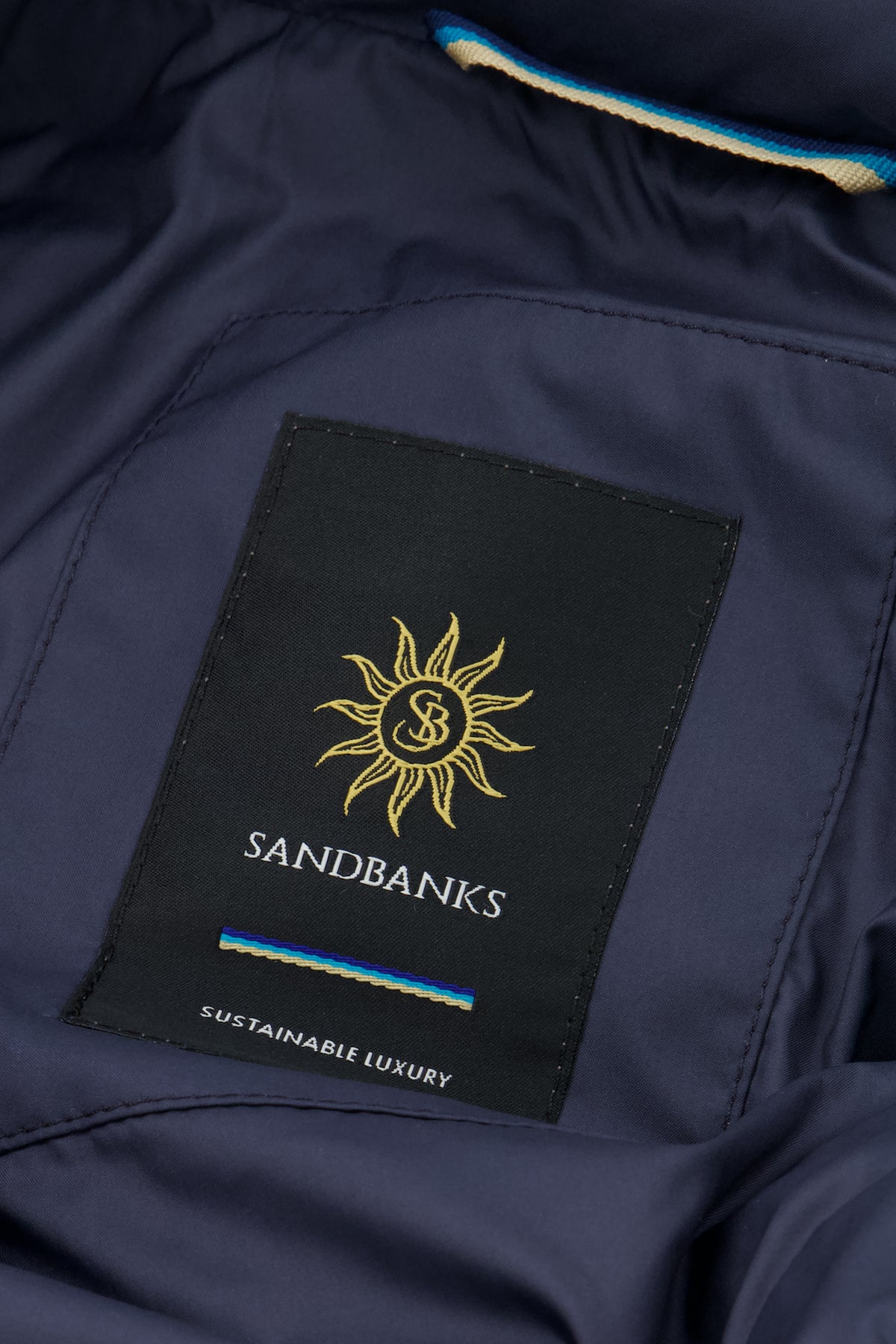 Men's Sandbanks Ravine Navy Mid Puffer Jacket - image 7