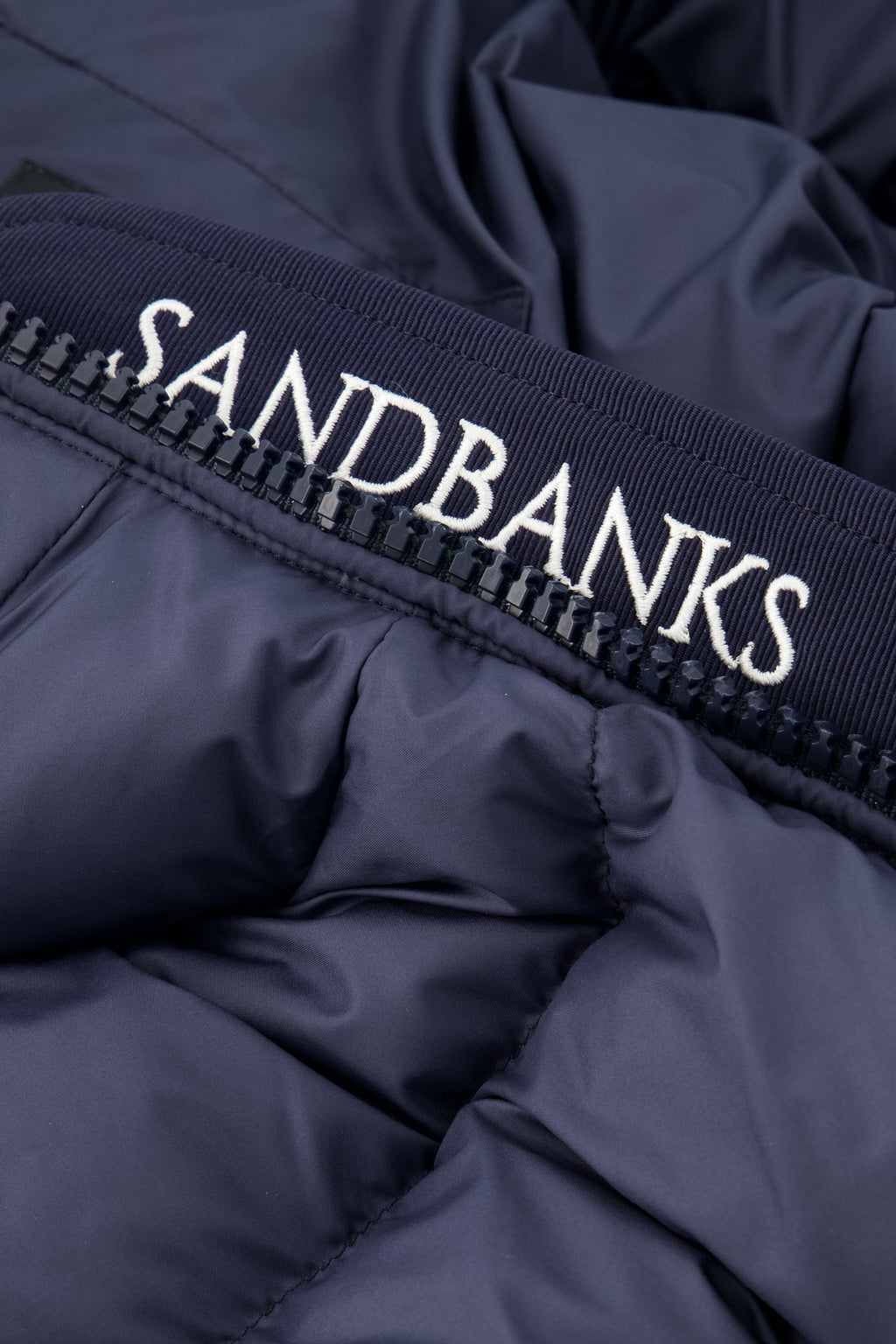 Men's Sandbanks Ravine Navy Mid Puffer Jacket - image 8