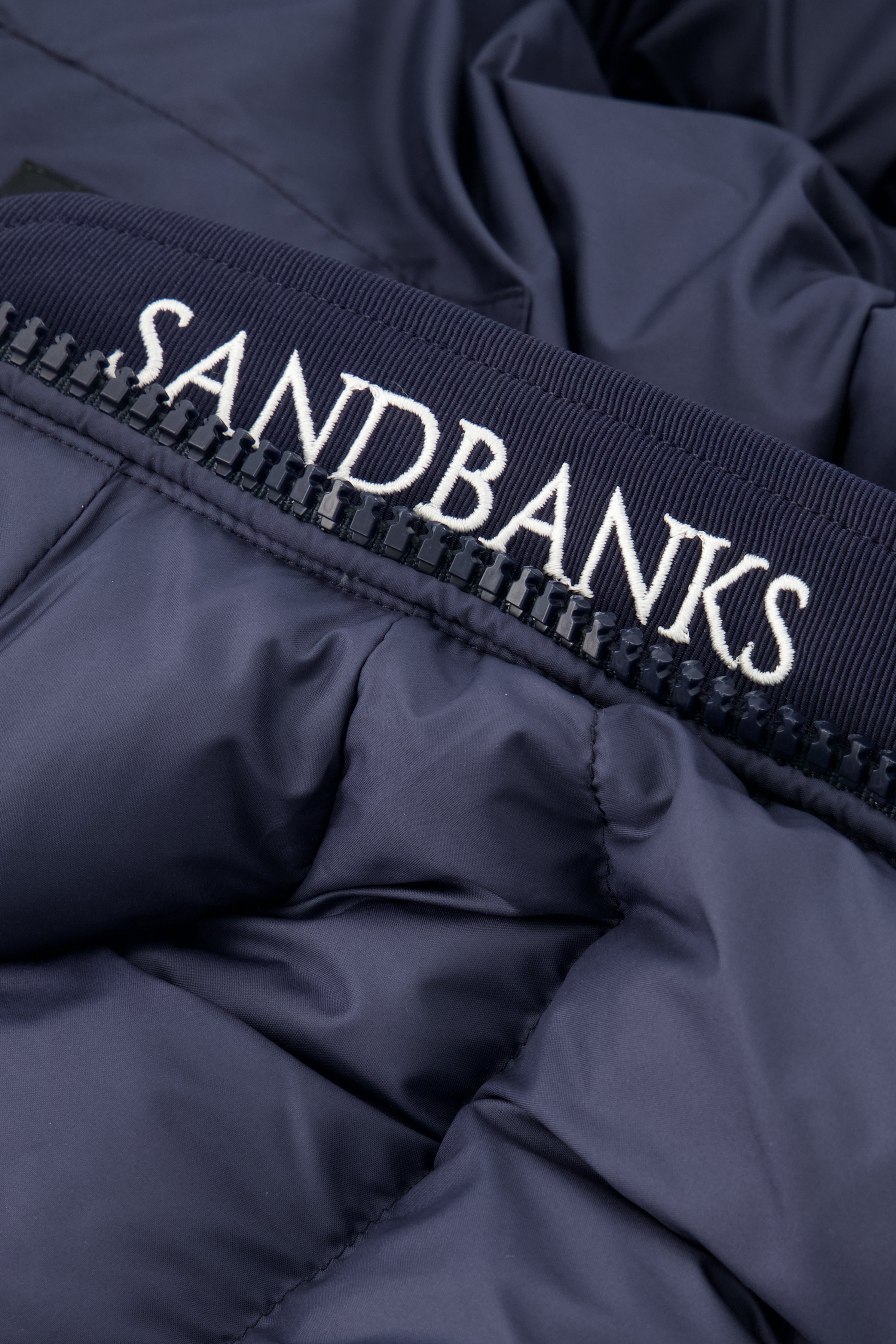 Men's Sandbanks Ravine Navy Mid Puffer Jacket - image 8