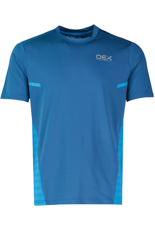 Men's OEX Dark Blue Azure Flash 2.0 T Shirt