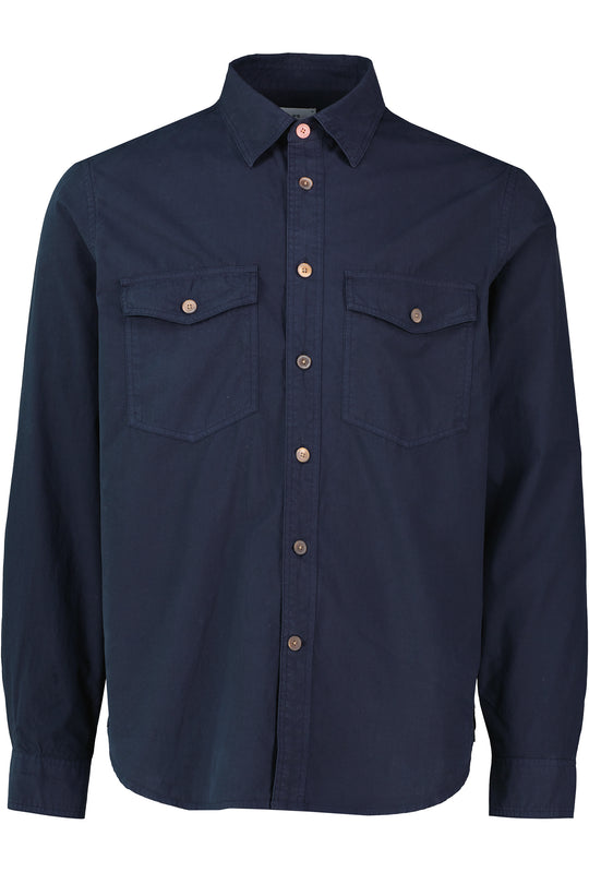 Men's Paul Smith Navy Long Sleeve Shirt
