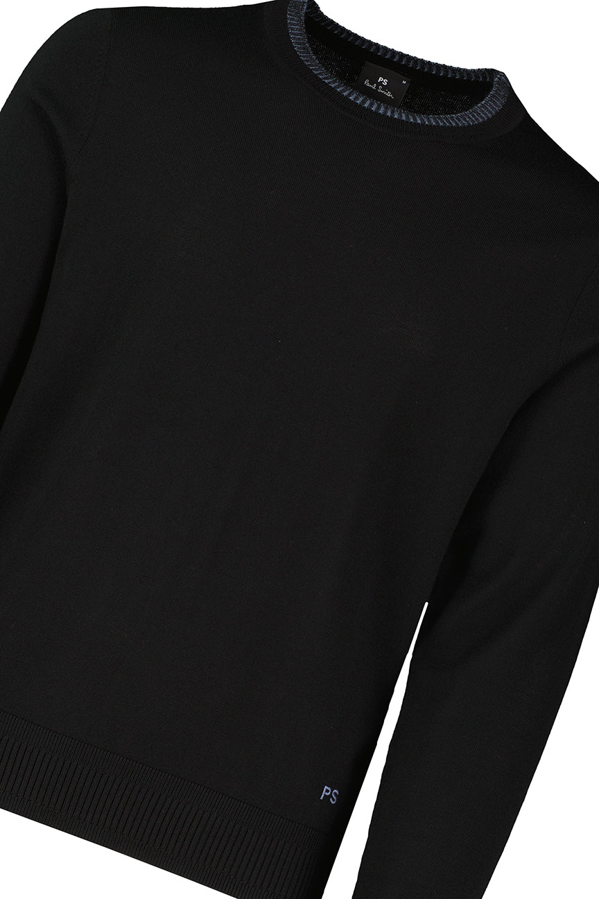 Mens Paul Smith Crew Neck Knit Black Jumper - image 4