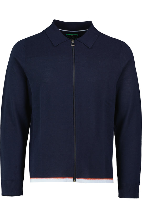 Men's Paul Smith Navy Merino Wool Cardigan