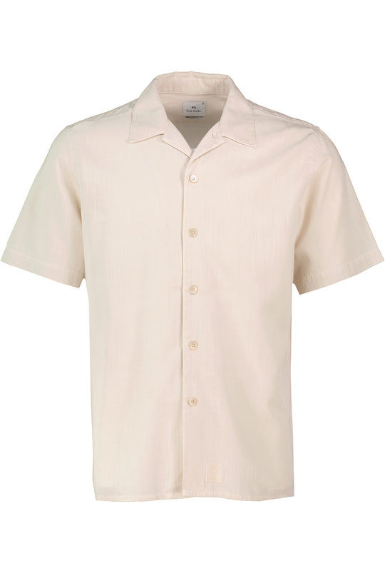 Men's Paul Smith Off White Short Sleeve Shirt