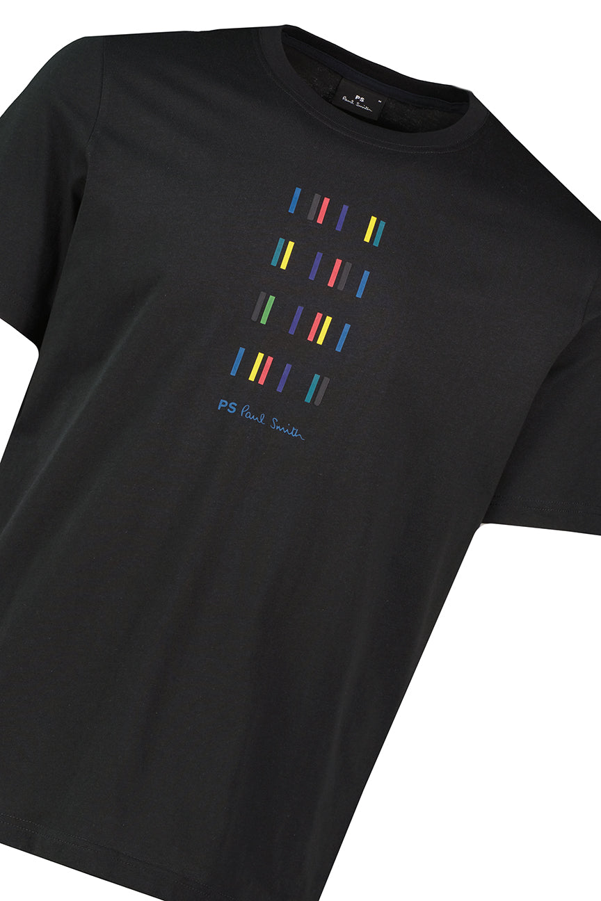 Men's Paul Smith Black PS Stripe T Shirt