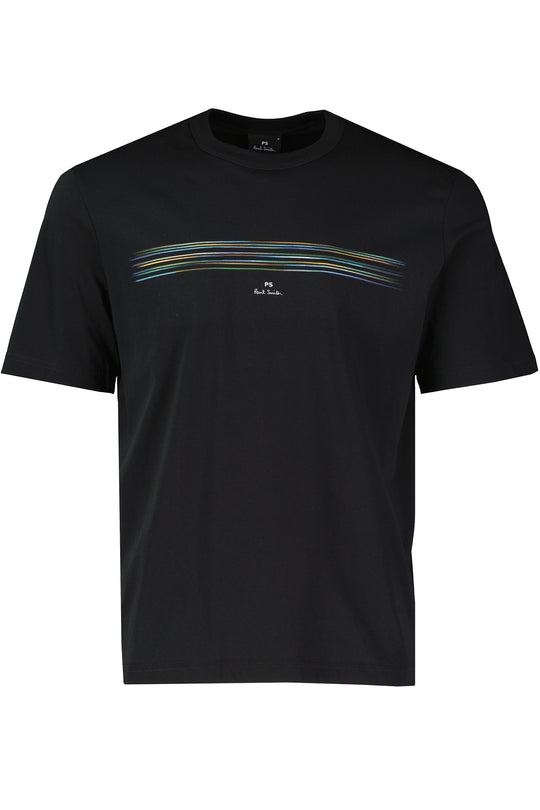 Men's Paul Smith Black Casual Fit Stripe T Shirt