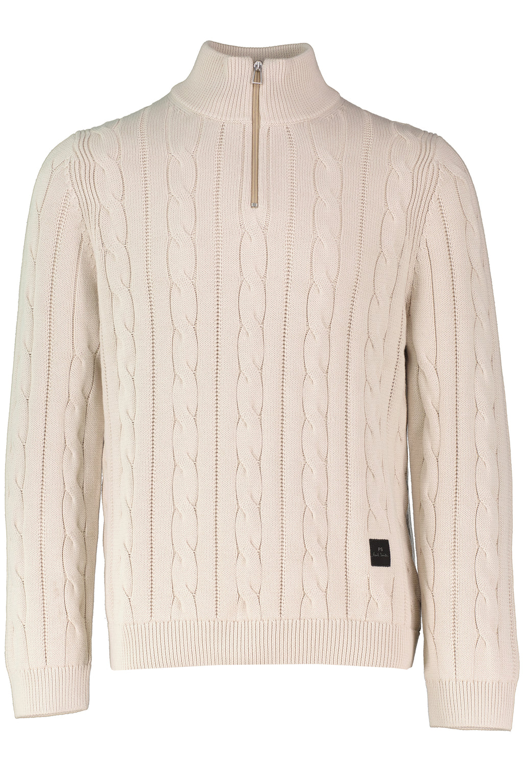 Men's Paul Smith Off White 1/4 Zip Neck Knitted Jumper - image 2