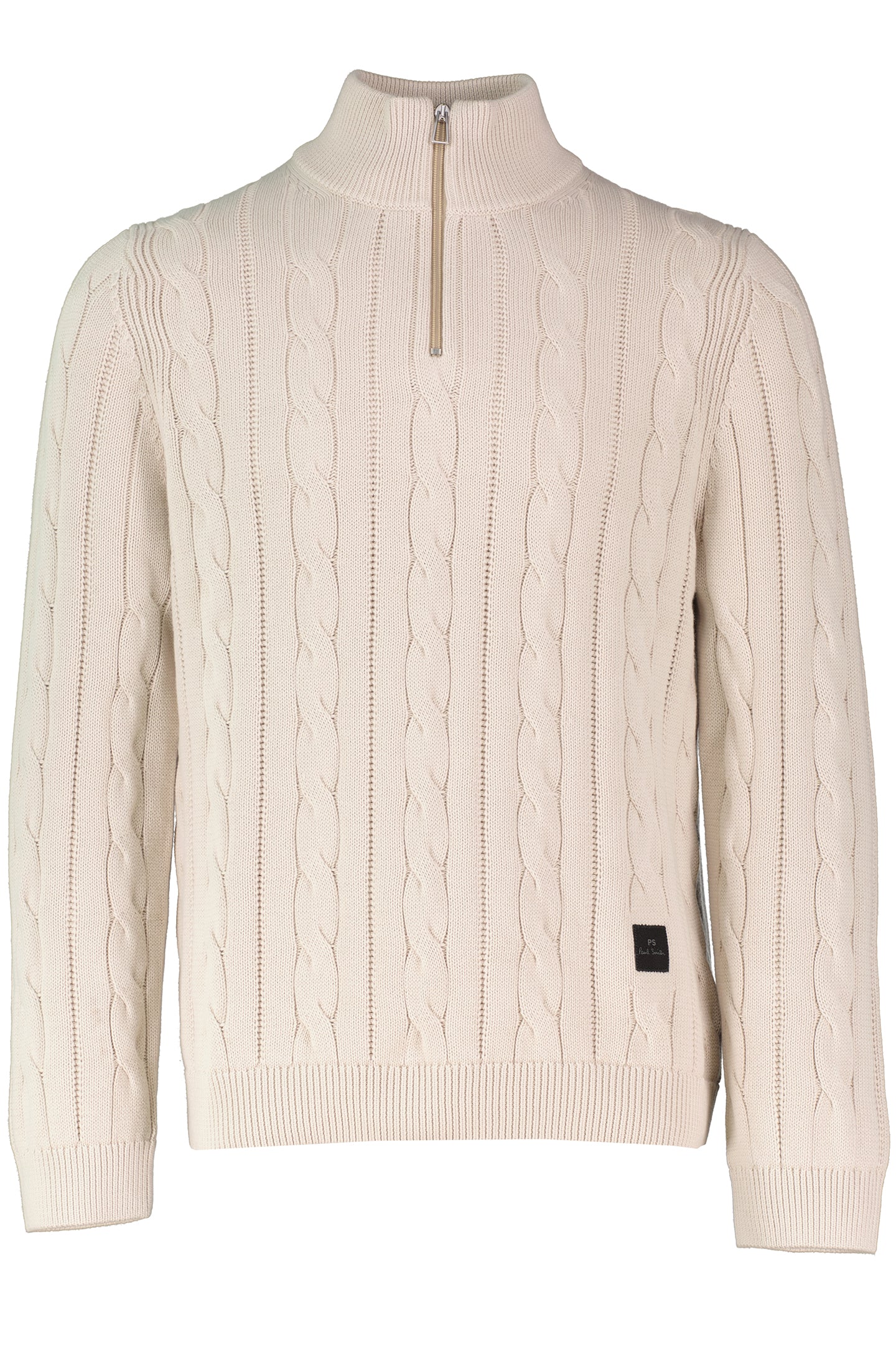 Men's Paul Smith Off White 1/4 Zip Neck Knitted Jumper - image 2