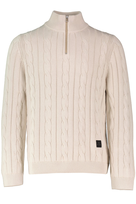 Men's Paul Smith Off White 1/4 Zip Neck Knitted Jumper