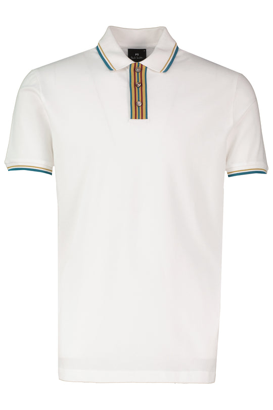 Men's Paul Smith Off White Regular Fit Polo Shirt