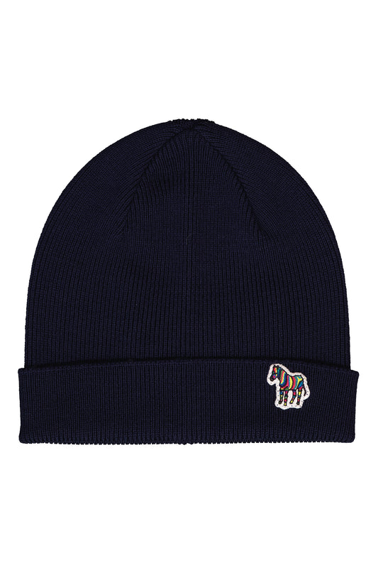 Men's Paul Smith Navy Zebra Beanie Hat