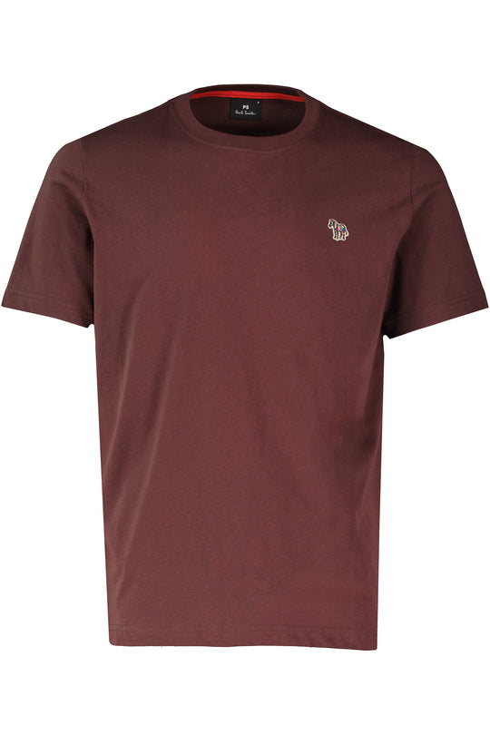 Men's Paul Smith Dark Red Regular Fit Zebra T Shirt