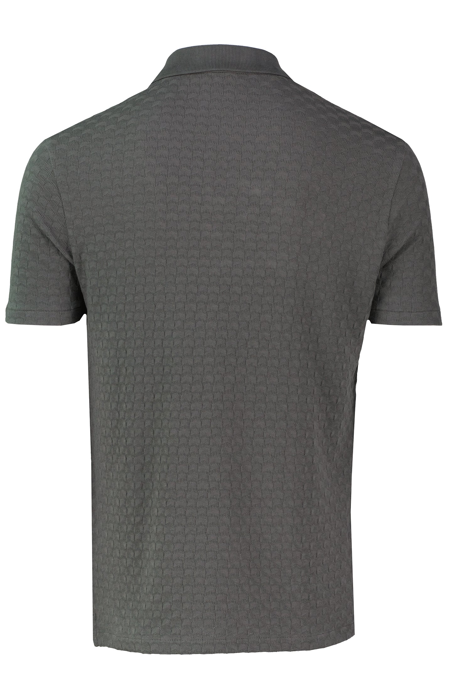 Mens Paul Smith REG FIT ZIP FRONT POLO Grey Polo Shirts - image 3
