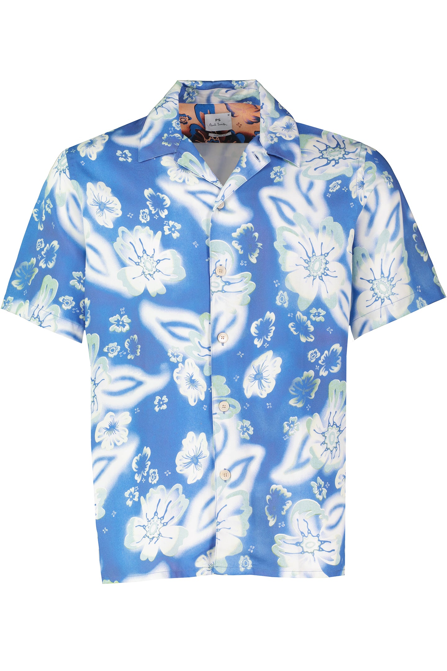 Mens Paul Smith Cobalt Blue Casual Shirt - image 2