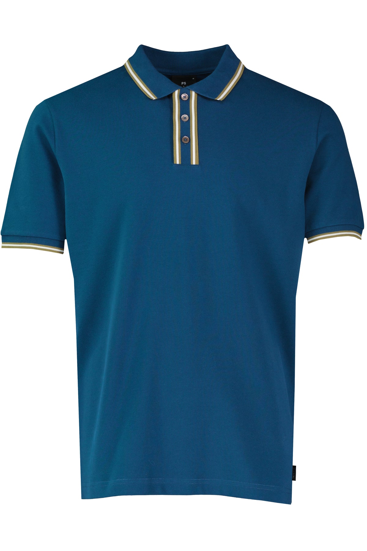 Mens Paul Smith Blue Regular Fit Polo Shirt